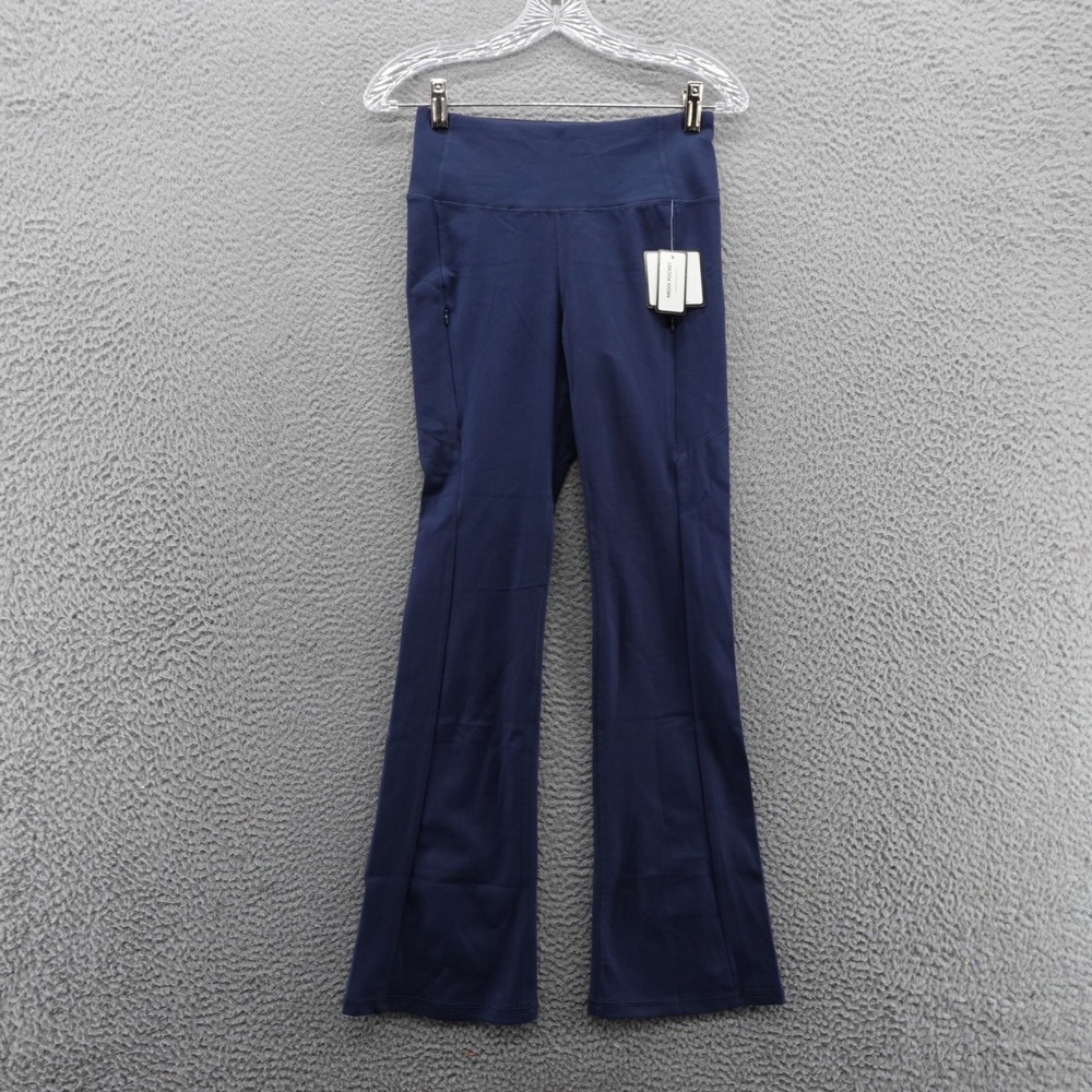 Laundry by Shelli Segal Womens Navy Flare Leggings Media Pocket‎ Medium NEW